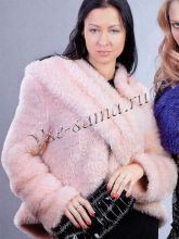 Розовая шубка