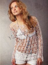 Ажурная туника паутинка