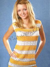 Длинный топ в полоску