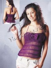 Лиловый топ