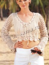 Короткий пуловер