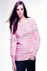 Розовый пуловерчик