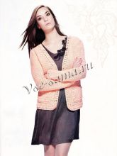 Персиковый жакет