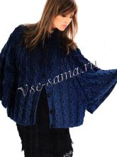 Жакет-пончо