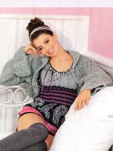 Болеро и топ с узором «ПЭЙСЛИ»