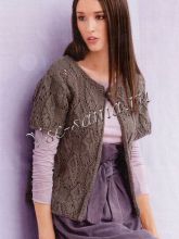 Жакет с короткими рукавами