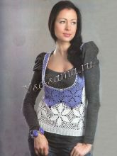 Двухцветный топ