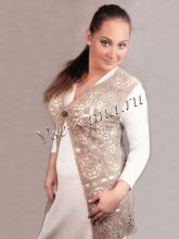 Жилет из ажурных мотивов