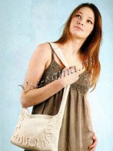 Бежевая сумка