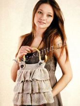 Сумочка с оборками