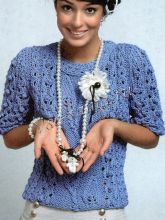 Узорчатый пуловер