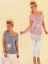 Топы с зигзагообразным узором