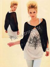 Черный жакет - сетка