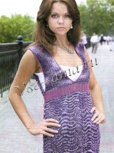 Туника с завышенной линией талии