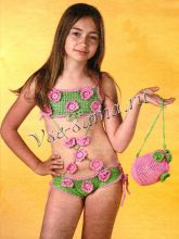 Комплект с цветочками