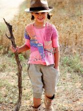 Детский жакет на завязках