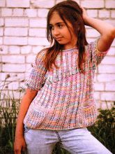 Пуловер реглан с карманами