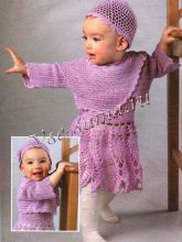 Сиреневый комплект на малыша