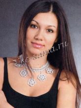 Колье с цветочками