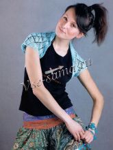 Бирюзовое болеро