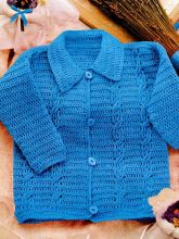 Детская синяя кофта