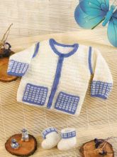 Джемпер и пинетки малышу