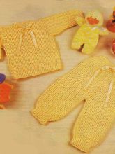 Джемпер и штанишки - желтый комплект
