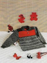 Джемпер с воротником - поло