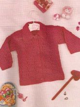 Красная кофточка для малыша