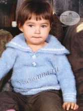 Матроска голубого цвета