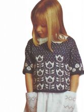 Пуловер с цветами