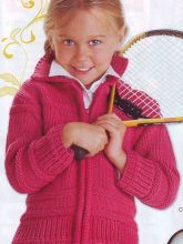 Малиновый жакет на молнии