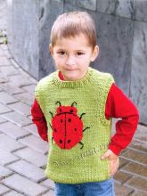 Жилет Божья коровка