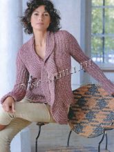 Жакет с рюшей