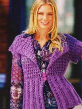 Мохеровый жилет