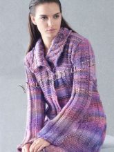 Меланжевое пальто