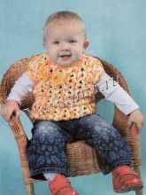 Меланжевый жилет