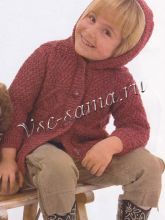 Жакет с капюшоном на 5 лет