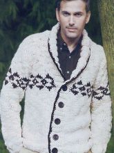 Белый этнический пуловер