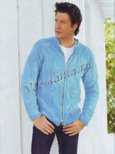 Мужской бирюзовый жакет