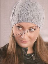 Шапка с косами