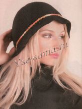 Чёрная шляпка