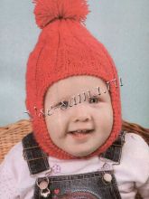 Детская шапочка с косами