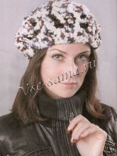 Меланжевый берет