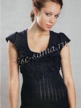 Темно-синее платье