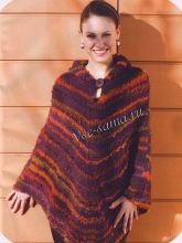 Меланжевая накидка