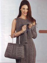 Вечернее платье, митенки и сумочка