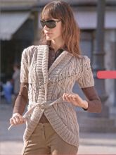 Жакет с круглыми планками