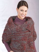 Меланжевая накидка