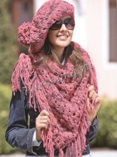 Шаль и берет